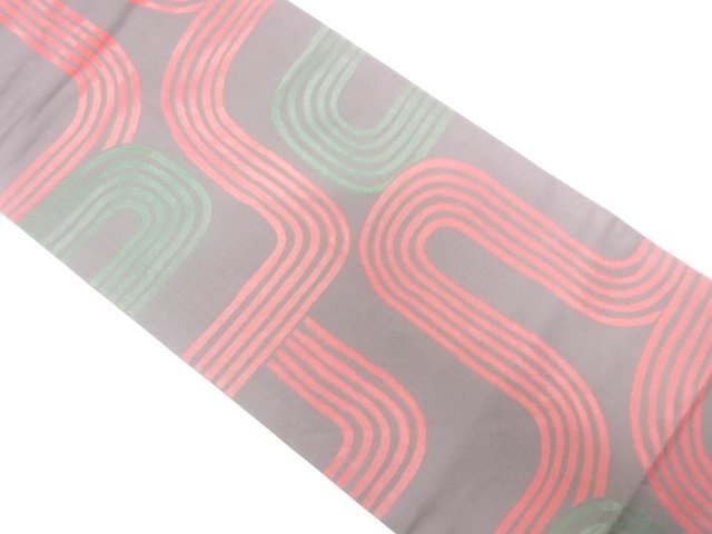 JAPANESE NAGOYA OBI / WOVEN GEOMETRIC